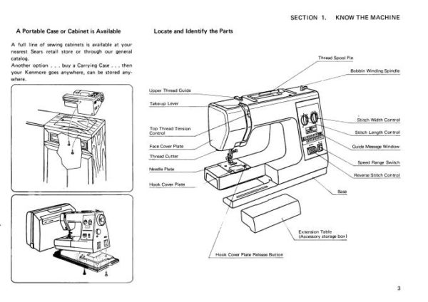 Kenmore 385.18836090 - 385.18836 Sewing Machine Manual