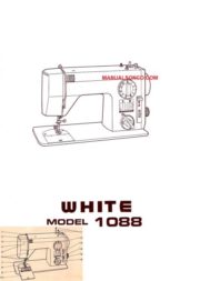 White 1088 Sewing Machine Instruction Manual