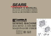 Kenmore 385.12116 - 385.12812 Sewing Machine Manual