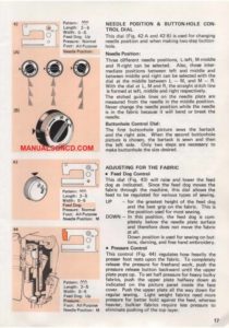 White 510 Sewing Machine Instruction Manual