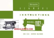 Kenmore 148.11020 - 1102 Sewing Machine Instruction Manual