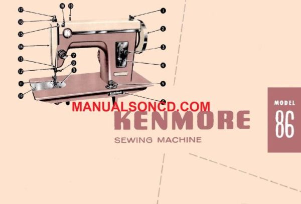 Kenmore 148.860 - 148.861 Sewing Machine Instruction Manual