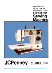 JCPenney 6940 Sewing Machine Instruction Manual