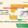 Kenmore 158.17820 - 1782 Sewing Machine Instruction Manual