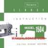 Kenmore 158.15040 - 1504 Sewing Machine Instruction Manual