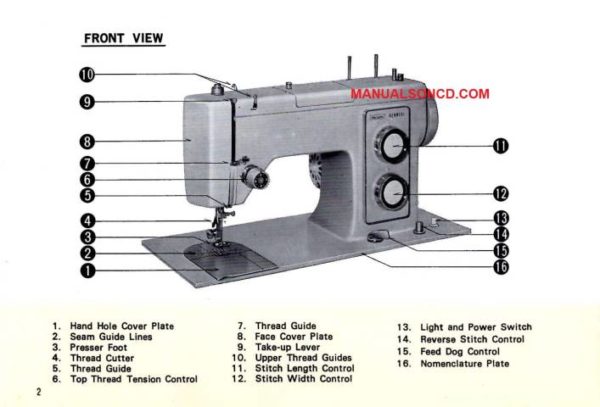 Kenmore 158.15040 - 1504 Sewing Machine Instruction Manual