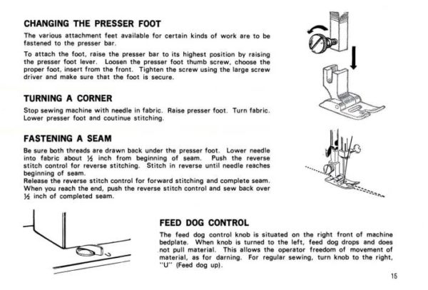 Kenmore 158.15040 - 1504 Sewing Machine Instruction Manual