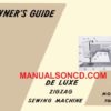 DeLuxe 708-B Sewing Machine Instruction Manual