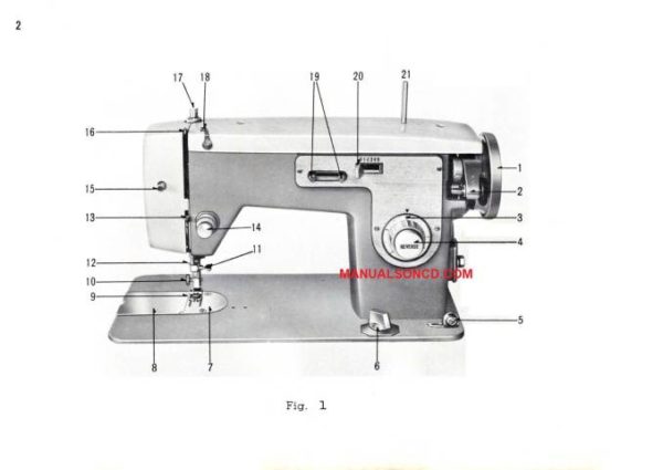 White - Hilton - Dressmaker 366 Sewing Machine Manual