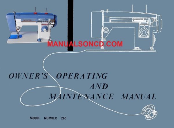 White 265 Sewing Machine Instruction Manual