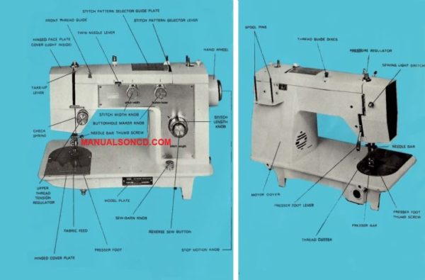 Montgomery Ward UHT J1276 Sewing Machine Instruction Manual
