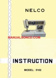 Nelco 5102 Sewing Machine Instruction Manual