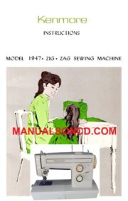 Kenmore 158.19470 - 158.19471 Sewing Machine Manual