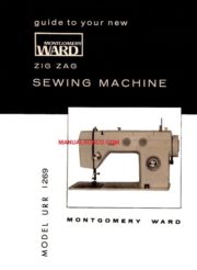 Montgomery Ward URR 1269 Sewing Machine Instruction Manual