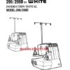 White 299-299D Speedy Lock Sewing Machine Instruction Manual