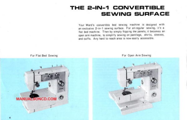 Montgomery Ward UHT J1460 Sewing Machine Instruction Manual