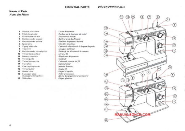 New Home - Janome 6010-6011 Sewing Machine Manual