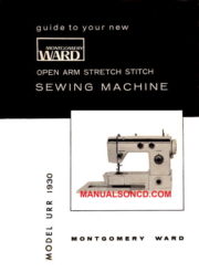 Montgomery Ward URR 1930 Sewing Machine Manual