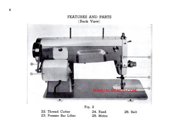 White 1315 Sewing Machine Instruction Manual