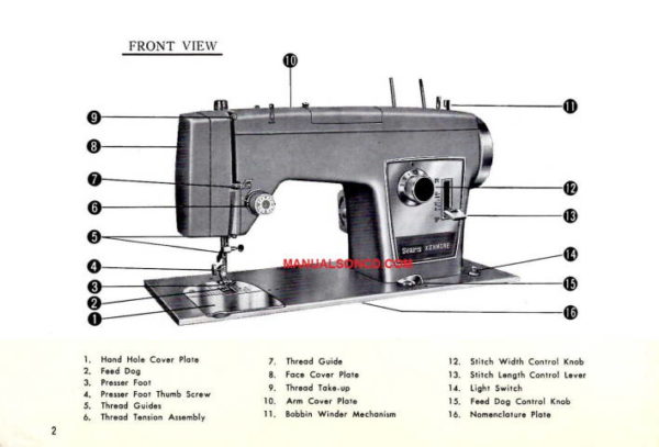 Kenmore 158.17000 - 158.17001 Sewing Machine Manual