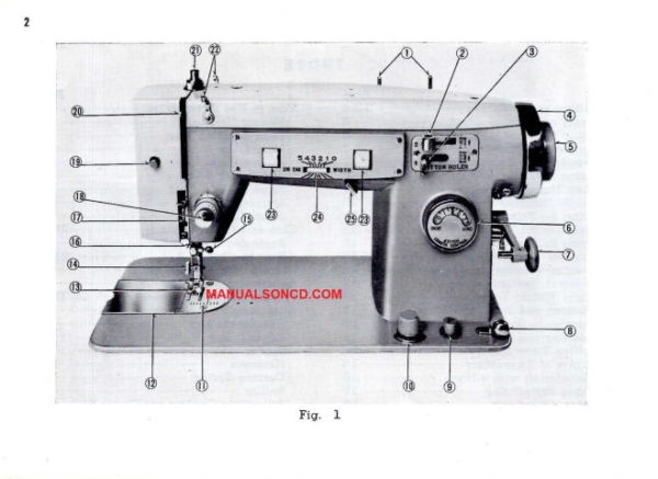White 463 Sewing Machine Instruction Manual