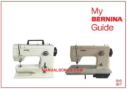 Bernina 810 817 Sewing Machine Instruction Manual
