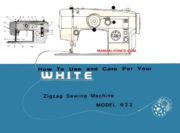 White 622 Sewing Machine Instruction Manual