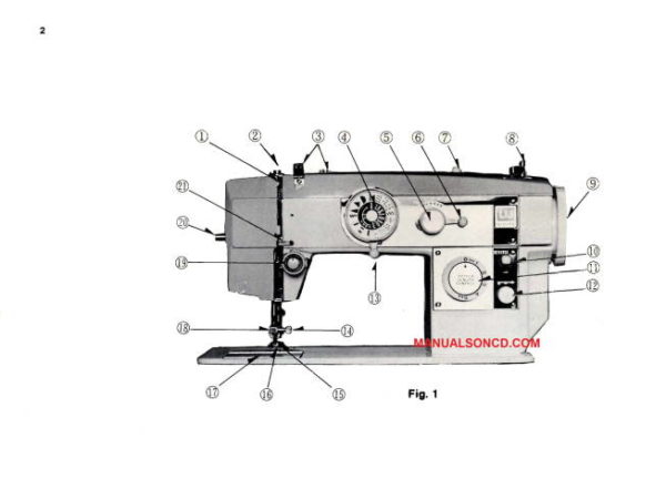 White 622 Sewing Machine Instruction Manual