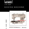 Montgomery Ward URR 1829 Sewing Machine Instruction Manual
