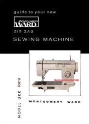 Montgomery Ward URR 1829 Sewing Machine Instruction Manual
