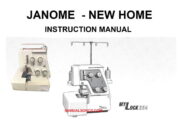 Janome - New Home 234 Mylock Sewing Machine Manual