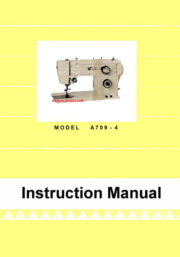 Necchi Alco A709-4 Sewing Machine Instruction Manual