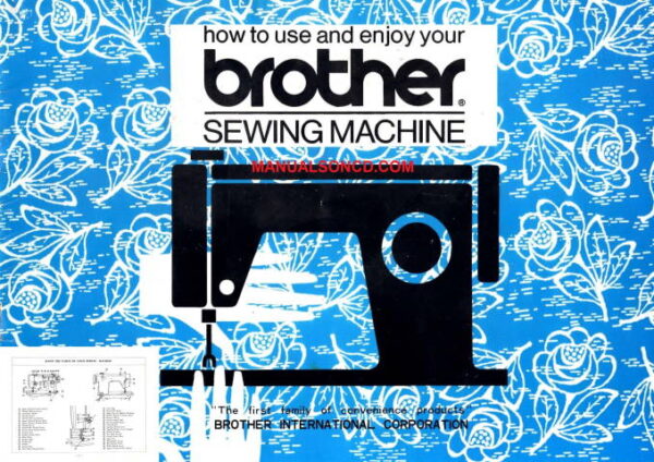 Brother 821 Profile Sewing Machine Manual - Opus - Jones