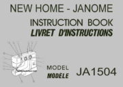 New Home - Janome JA1504 Sewing Machine Manual