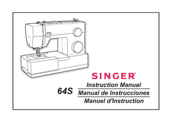 Singer 64S Heavy Duty Sewing Machine Instruction Manual