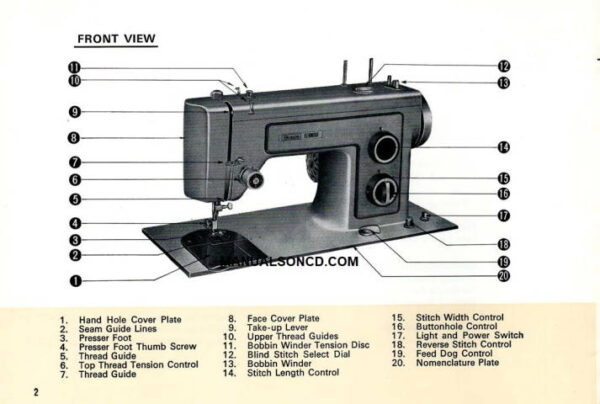 Kenmore 158.13150 Sewing Machine Instruction Manual