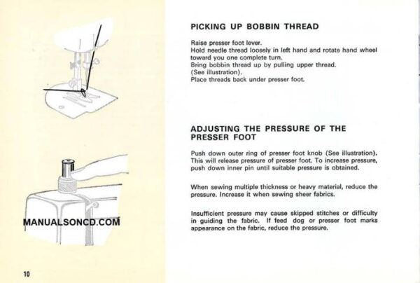 Kenmore 158.13150 Sewing Machine Instruction Manual