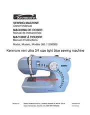 Kenmore Mini Ultra Sewing Machine Manual