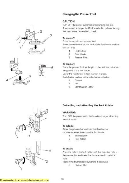 Janome 6500P Memory Craft Sewing Machine Instruction Manual