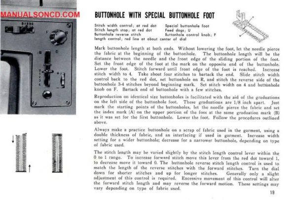 Kenmore 158.320-158.321 Sewing Machine Instruction Manual