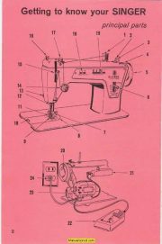 Singer 237 Sewing Machine Instruction Manual