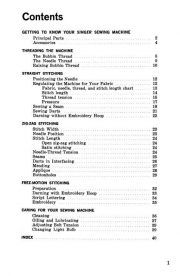 Singer 237 Sewing Machine Instruction Manual