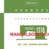 Kenmore 158.1316 - 158.13160 Sewing Machine Manual
