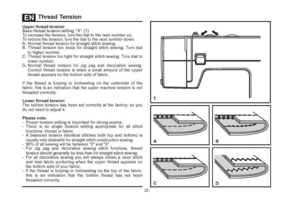 Singer 4411 Sewing Machine Instruction Manual.