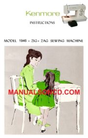 Kenmore 158.19460 - 158.19461 Sewing Machine Manual