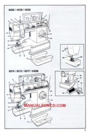 Singer 6214 6215 6217 6606 Merritt Instruction Manual