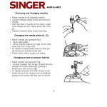 Singer 4830-4832 Sewing Machine Instruction Manual