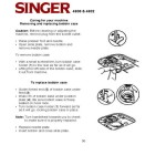 Singer 4830-4832 Sewing Machine Instruction Manual