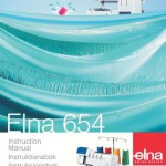 Elna 654 Serger Sewing Machine Instruction Manual