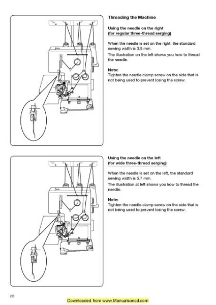 Janome 213D MyLock Sewing Machine Instruction Manual